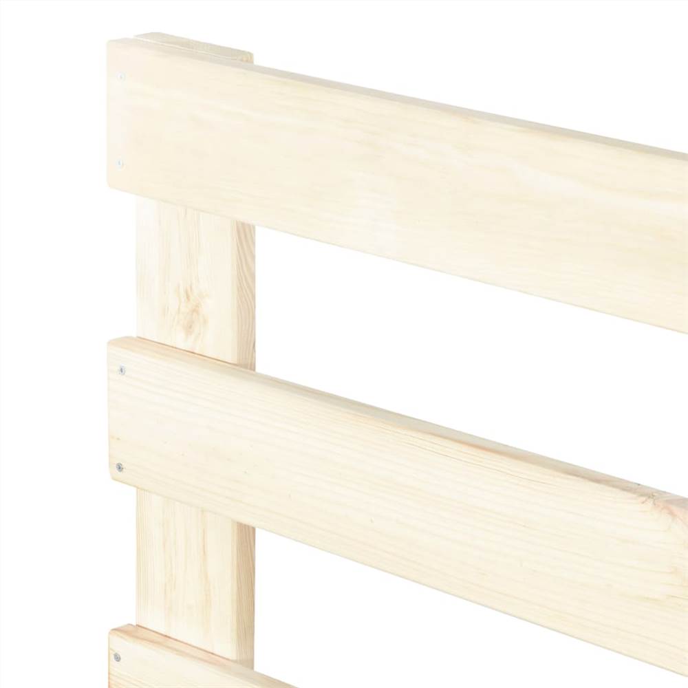 Pallet Bed Frame Solid Pine Wood 140x200 cm