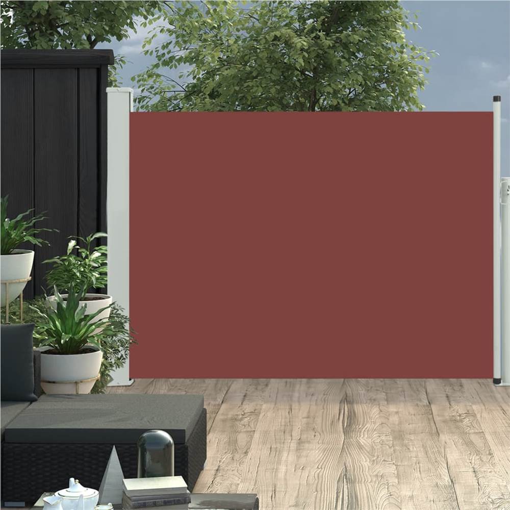 

Patio Retractable Side Awning 120x500 cm Brown