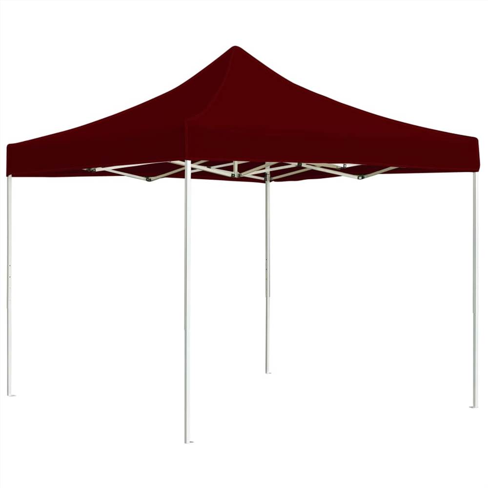 

Professional Folding Party Tent Aluminium 2x2 m Bordeaux