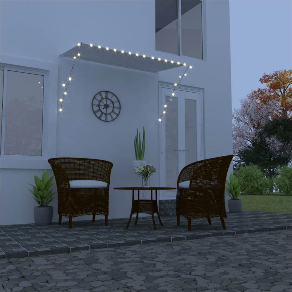 

Retractable Awning with LED 250x150 cm Cream