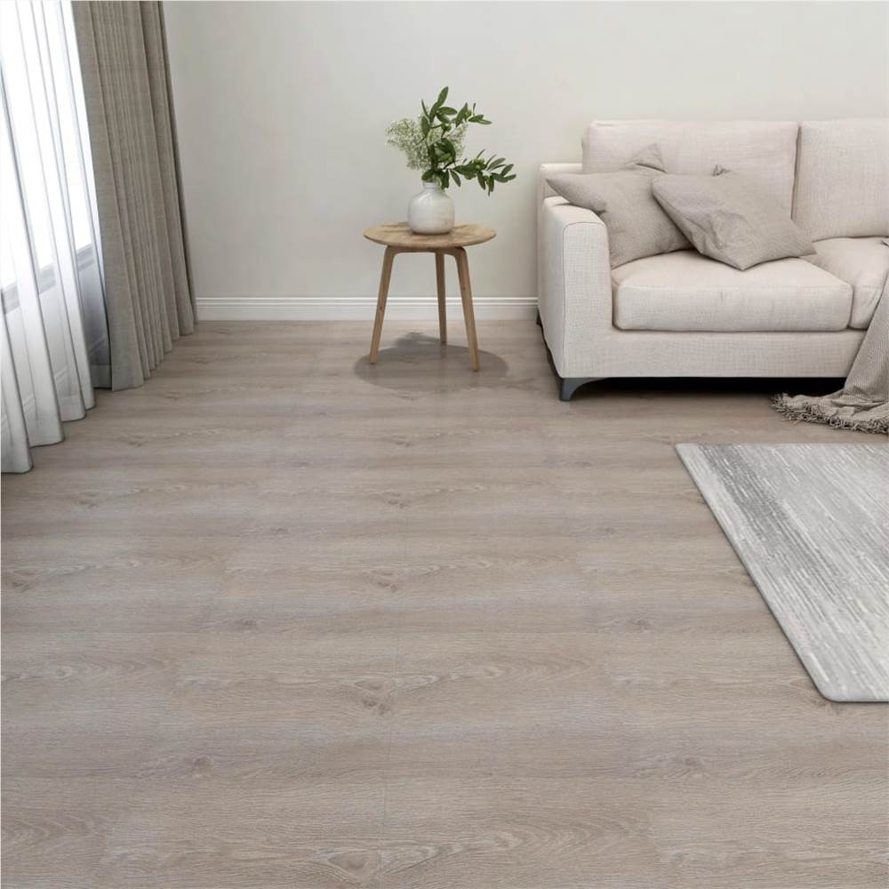 

Self-adhesive Flooring Planks 55 pcs PVC 5.11 m² Taupe