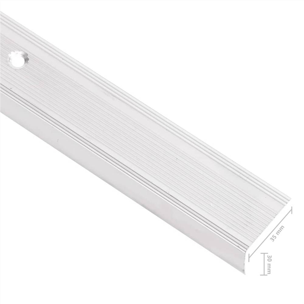 Treppenkanten In L Form 5 Stk Aluminium 90 Cm Silber