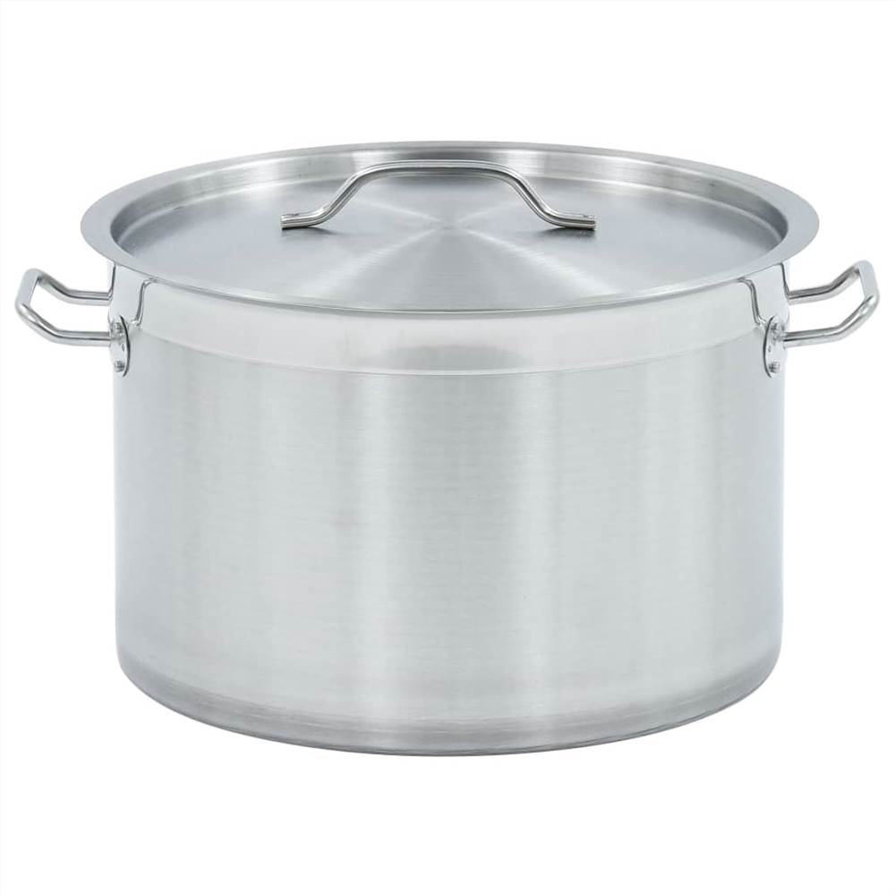 Stock Pot 23 L 35x22 cm Stainless Steel