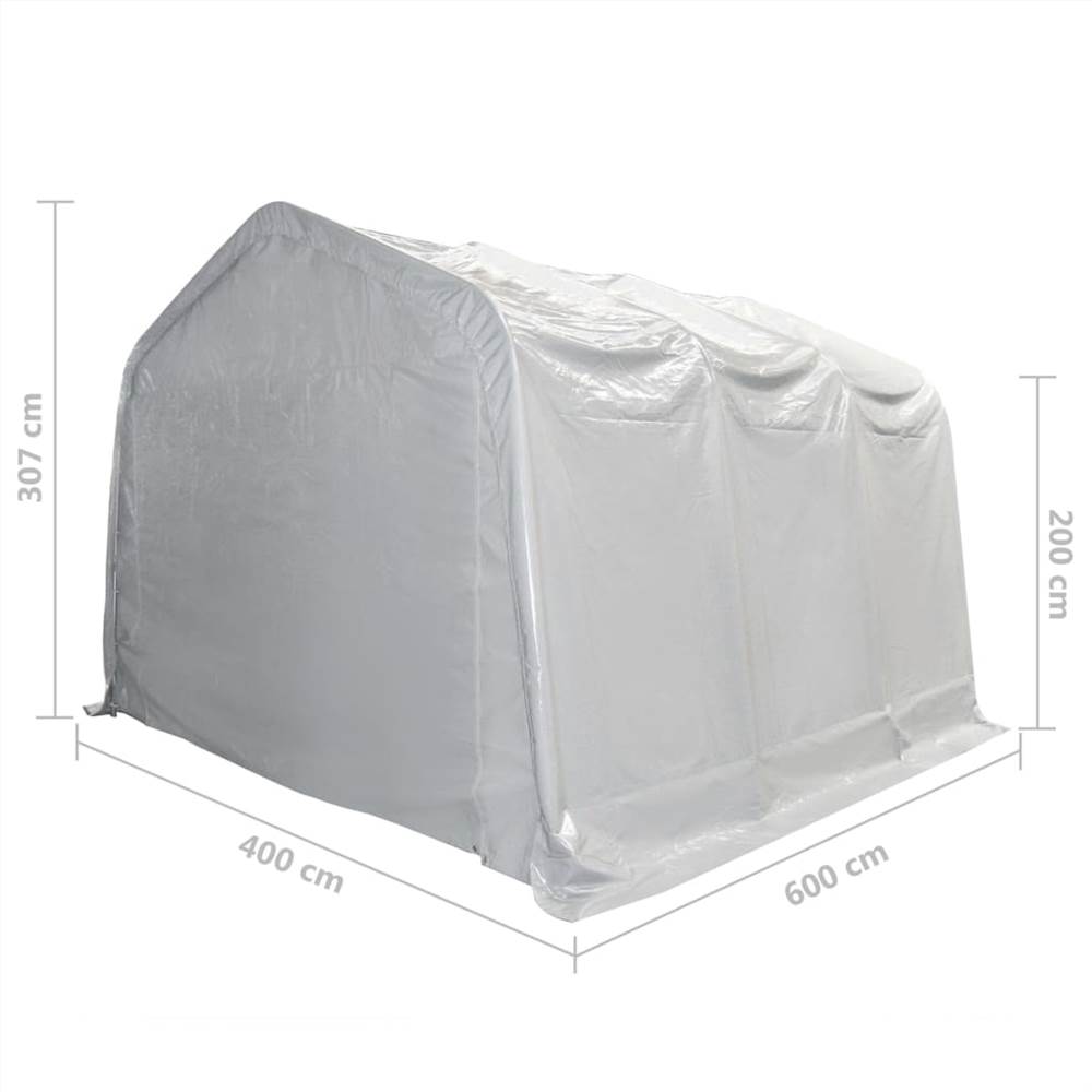 Storage Tent PVC 550 g/m² 4x6 m White