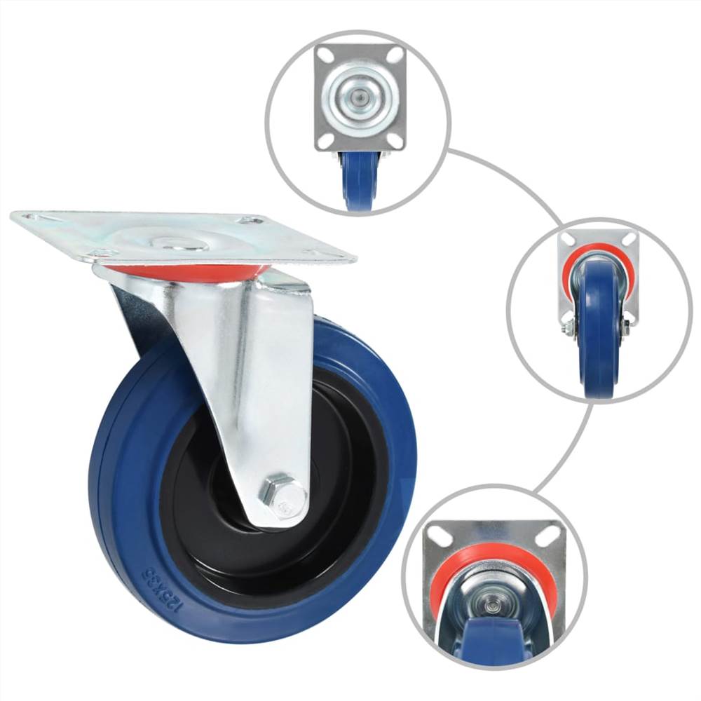 Swivel Casters 4 pcs 125 mm