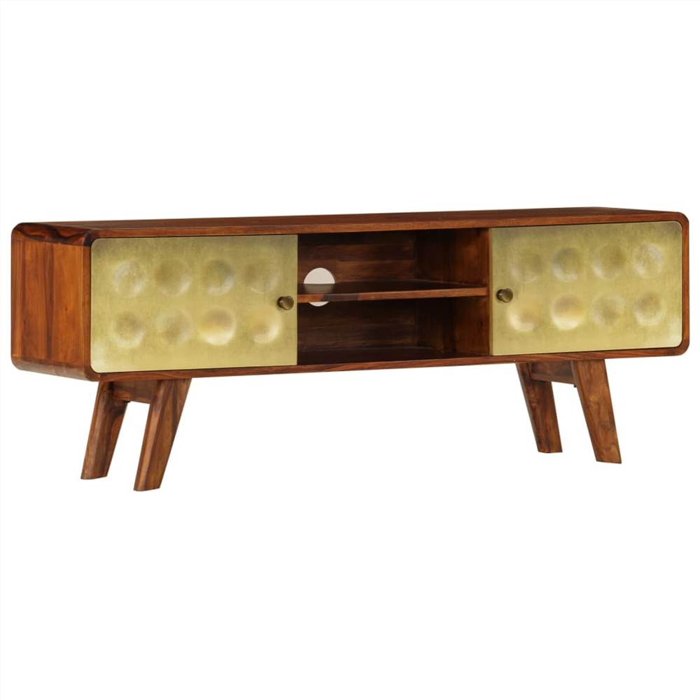 TV Cabinet Solid Sheesham Wood 120x30x45 Cm 15 TV Cabinet Solid Sheesham Wood 120x30x45 cm