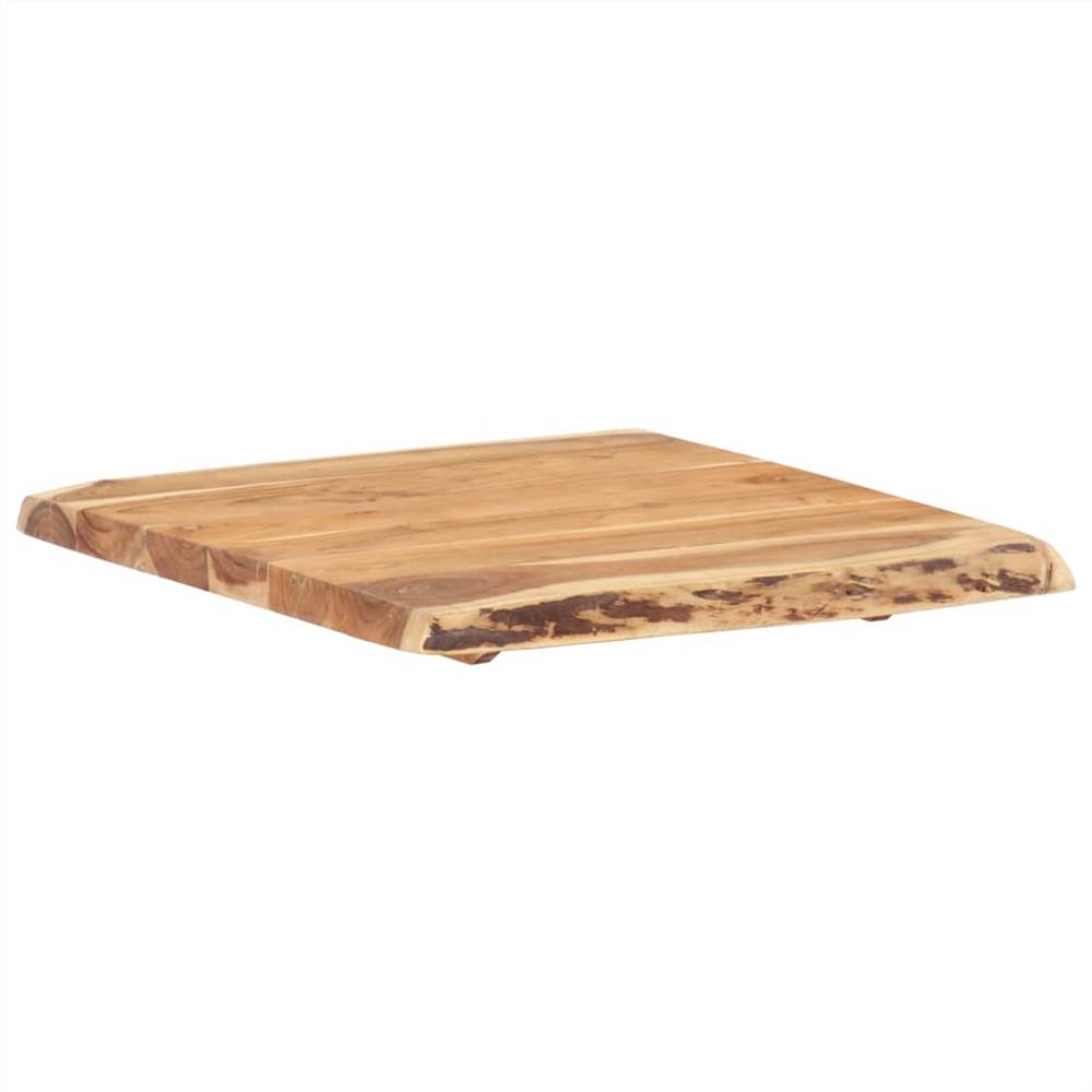 Table Top Solid Acacia Wood 60x60x3.8 cm