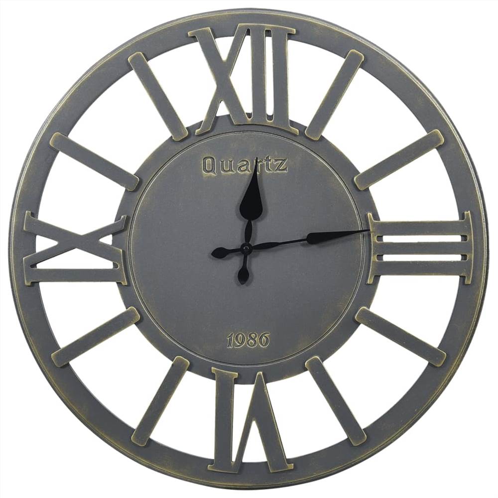 Wall Clock Grey 60 Cm Mdf