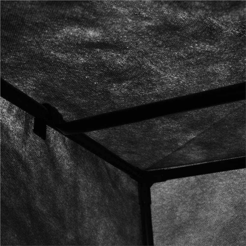 Wardrobes 2 pcs Black 75x50x160 cm