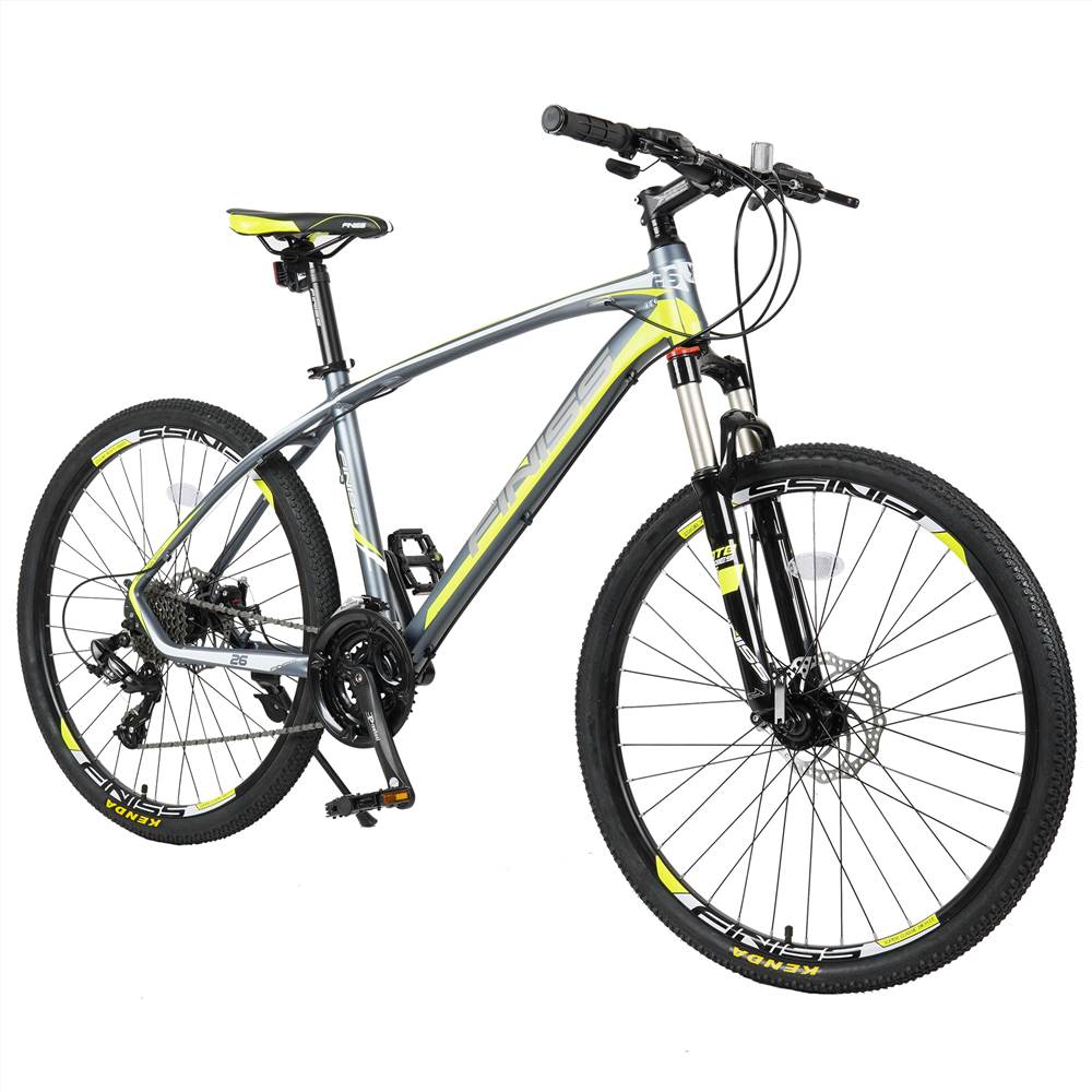 Mountain Bike MTB Aluminum Body 26&quot;  SHIMANO EF500-3/8 24-Speeds Shifter Disk Brake - Green