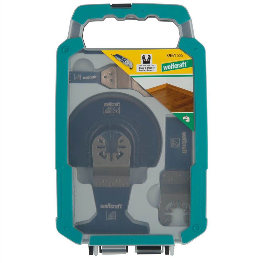 wolfcraft Five Piece Oscillating MultiTool Accessory Set PRO 3961000
