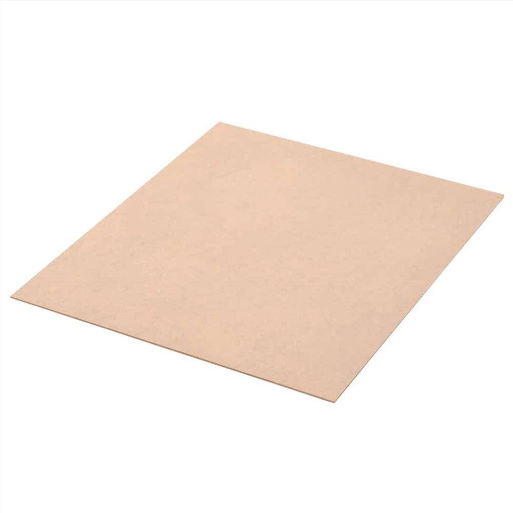 10 pcs MDF Sheets Square 60x60 cm 2.5 mm