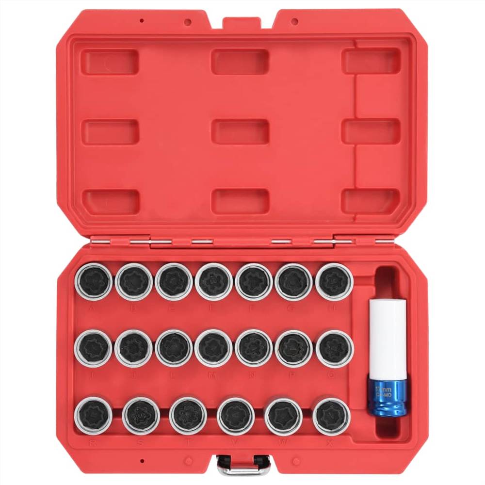 21 Piece Wheel Lock Tool Set for Audi