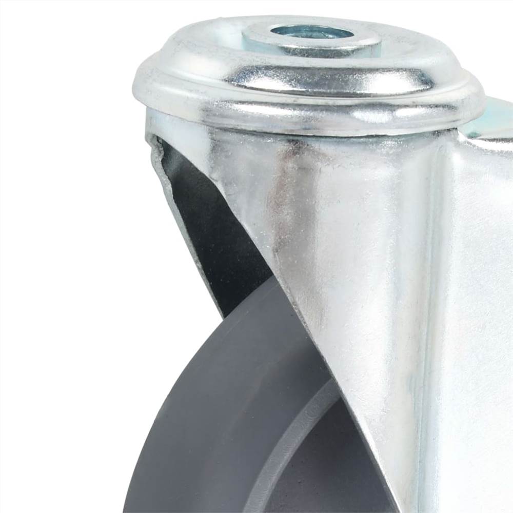 24 pcs Bolt Hole Swivel Casters 125 mm