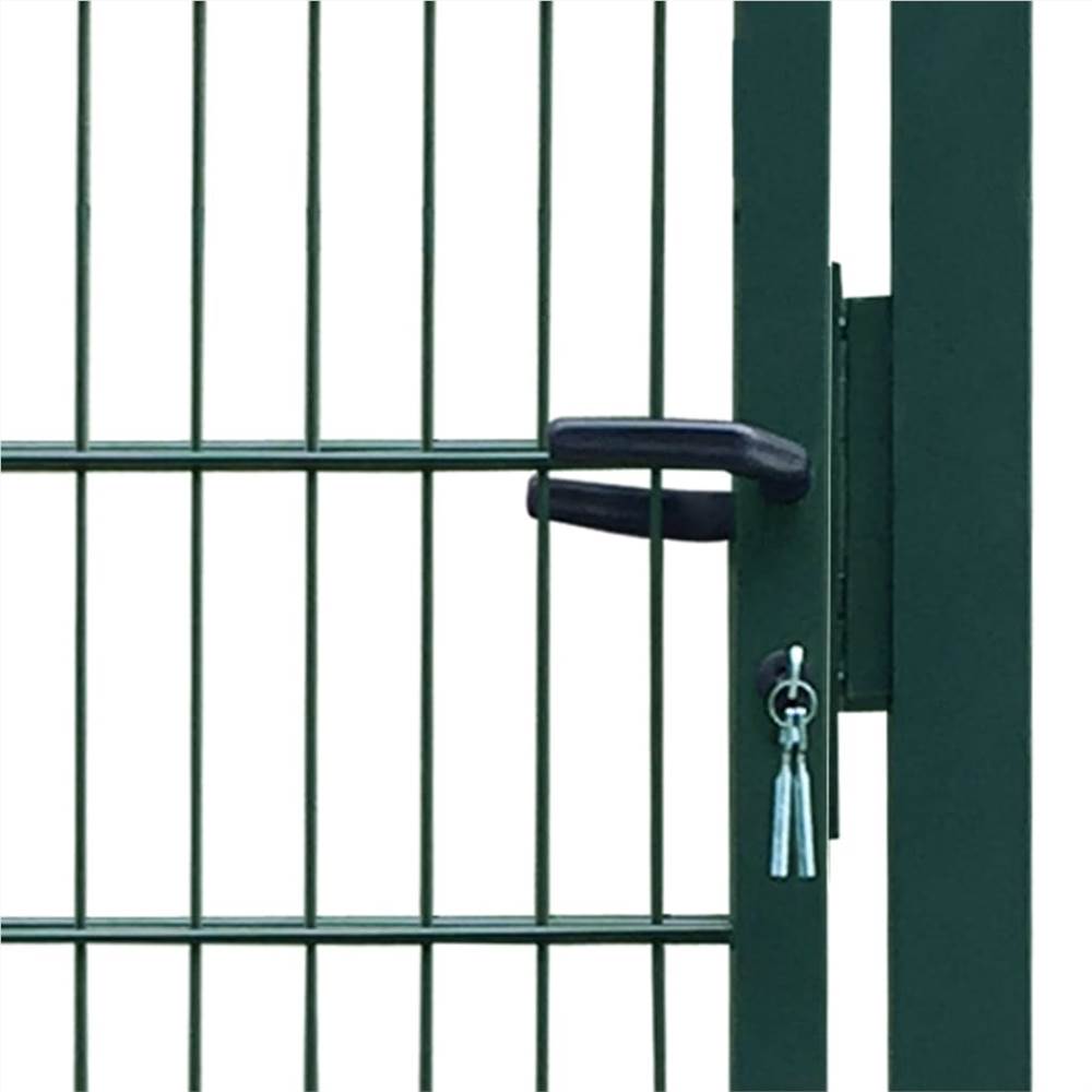 2D Fence Gate (Single) Green 106 X 210 Cm 11 2D Fence Gate (Single) Green 106 x 210 cm