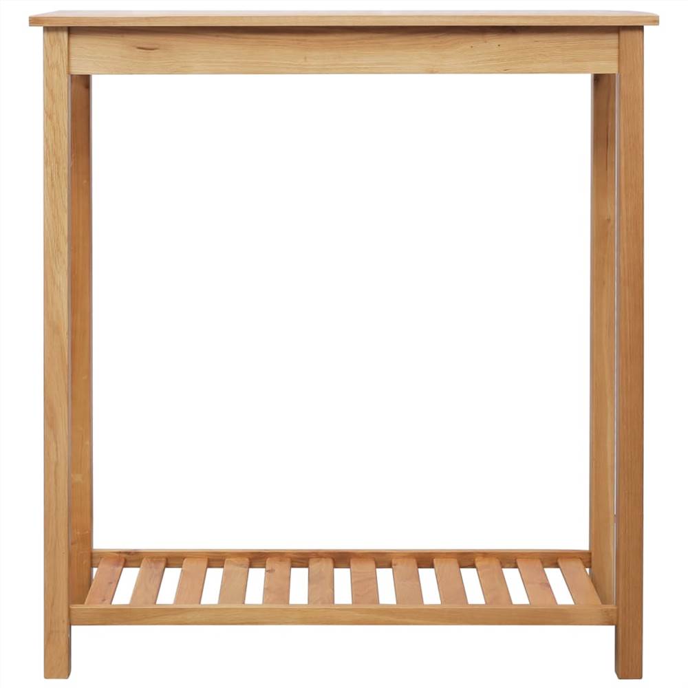 3 Piece Bar Set Solid Oak Wood