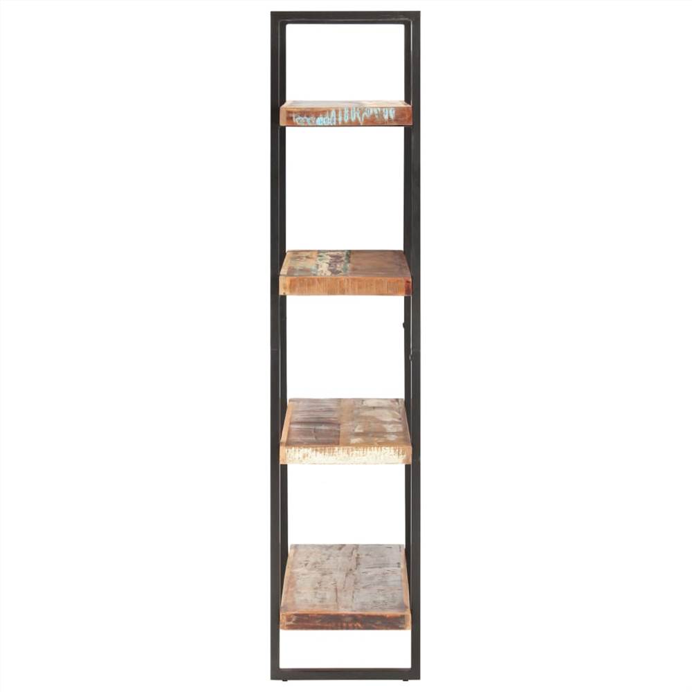 4-Tier Bookcase 120x40x180 cm Solid Reclaimed Wood