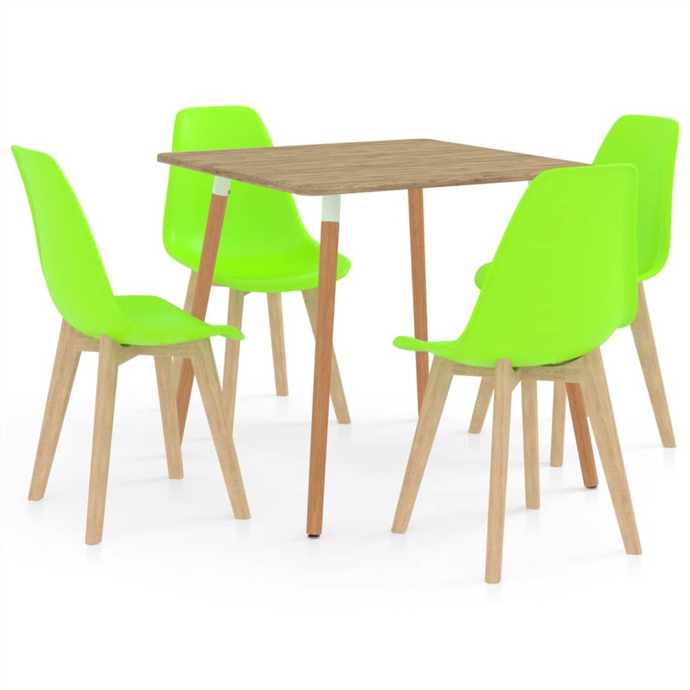 

5 Piece Dining Set Green
