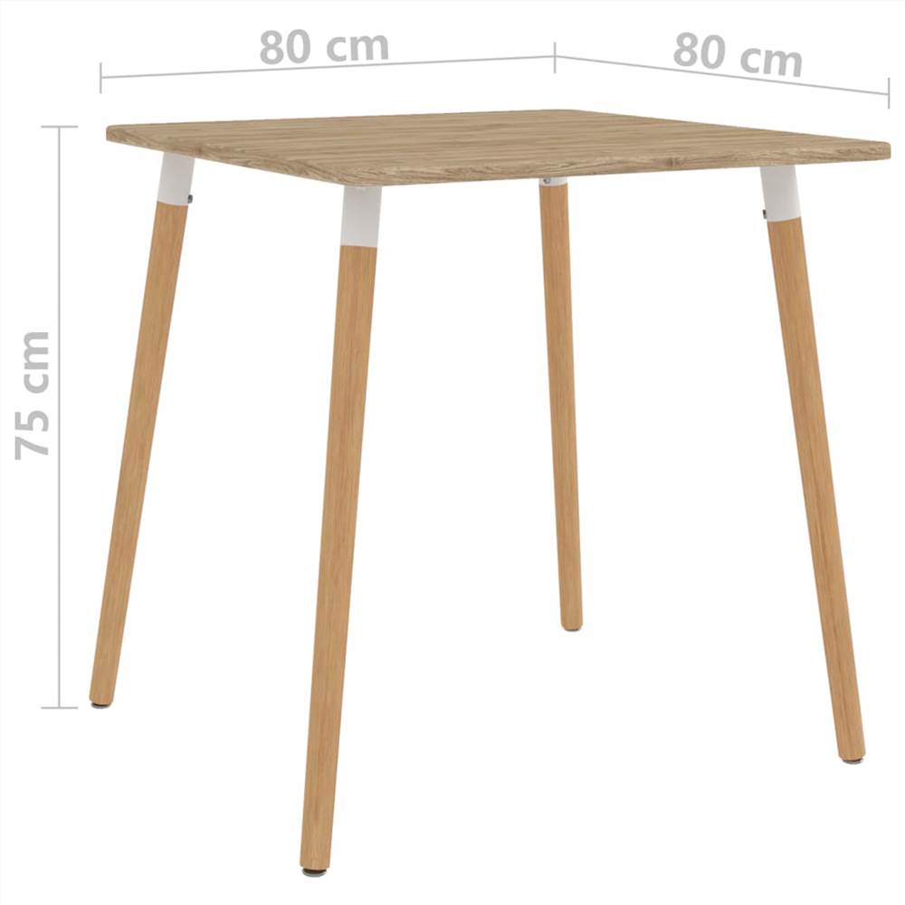 5 Piece Dining Set White