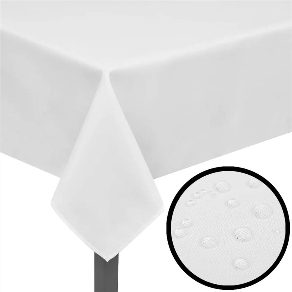 5 Masa Örtüsü Beyaz 100 x 100 cm