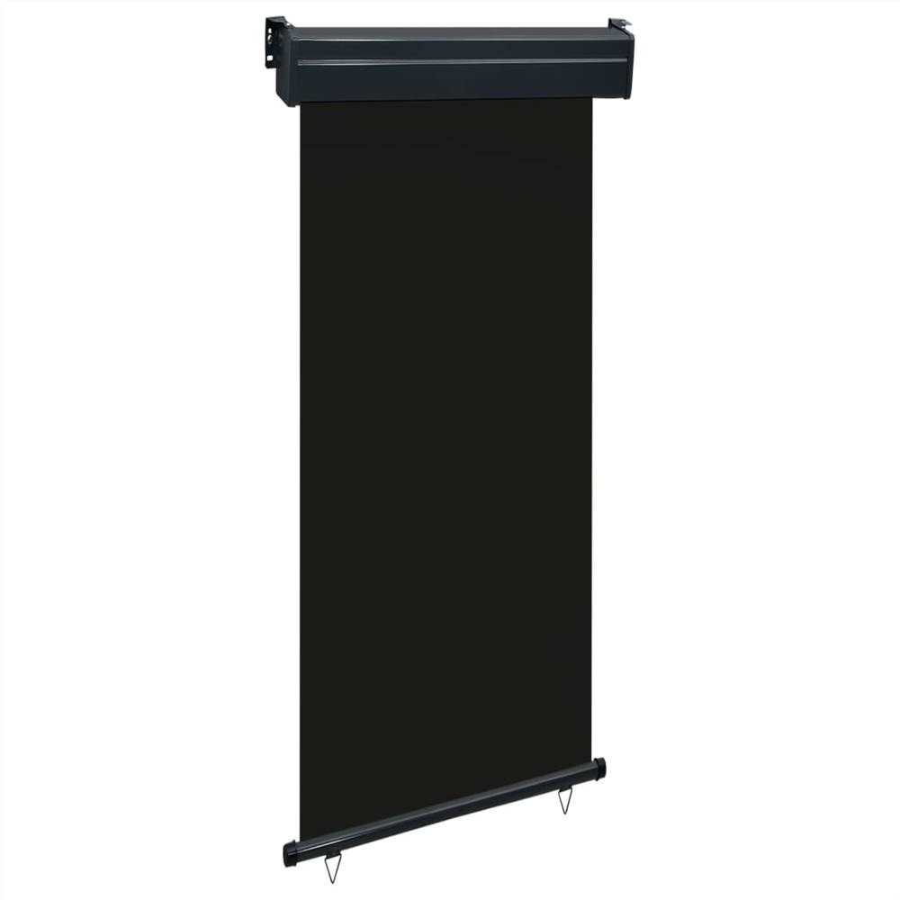 Balcony Side Awning 100x250 cm Black, Other  - buy with discount