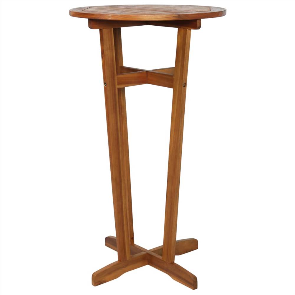 

Bar Table 60x105 cm Solid Acacia Wood