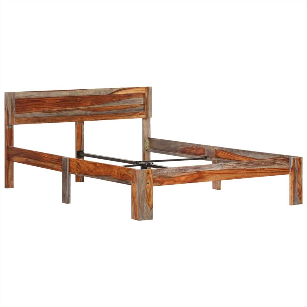 Bed Frame Solid Sheesham Wood 120x200 cm