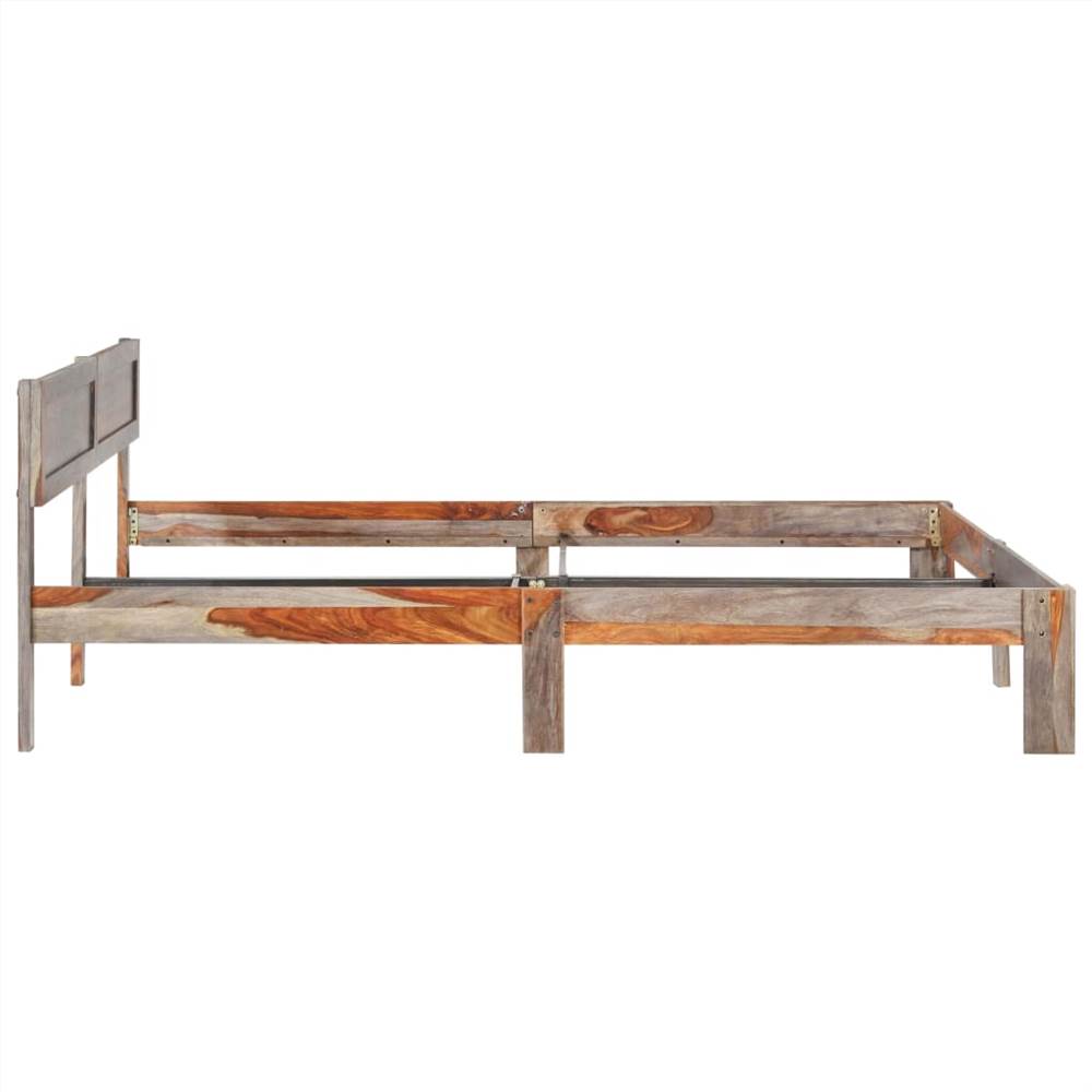 Bed Frame Solid Sheesham Wood 160x200 cm