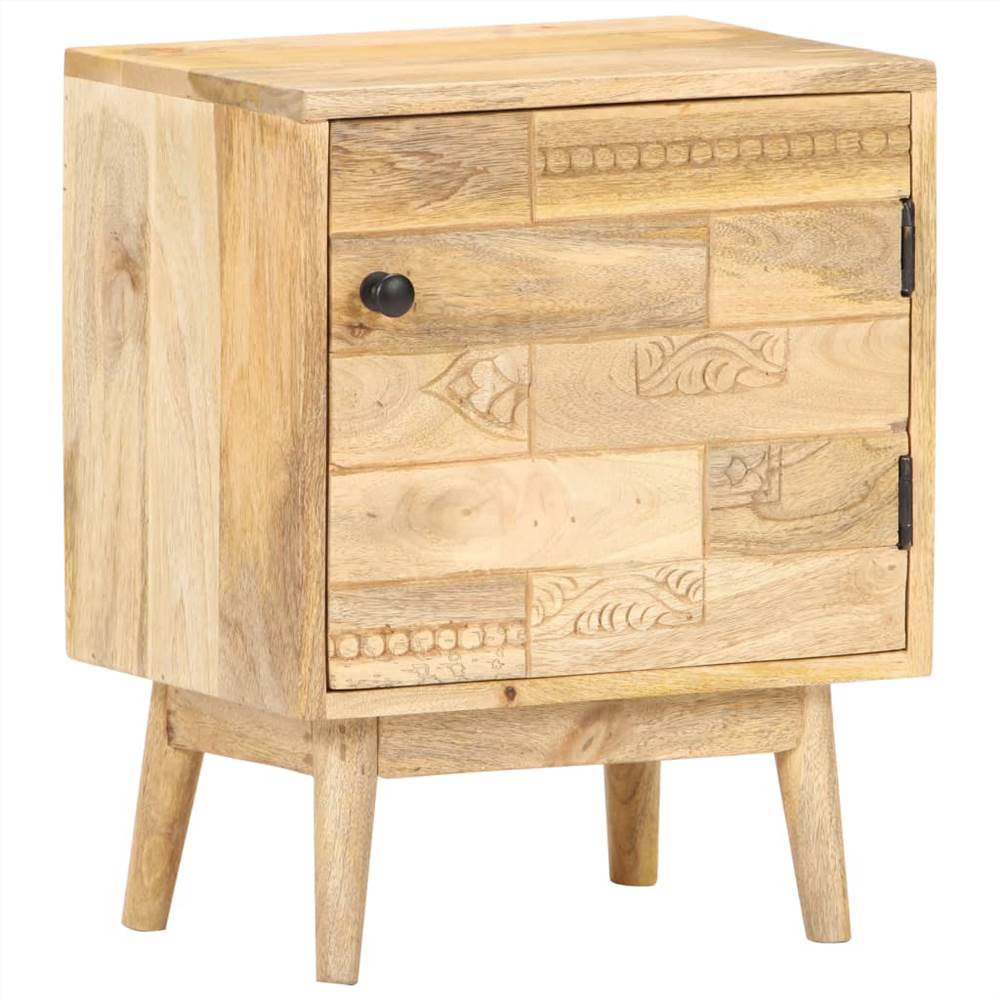 

Bedside Cabinet 40x30x50 cm Solid Mango Wood