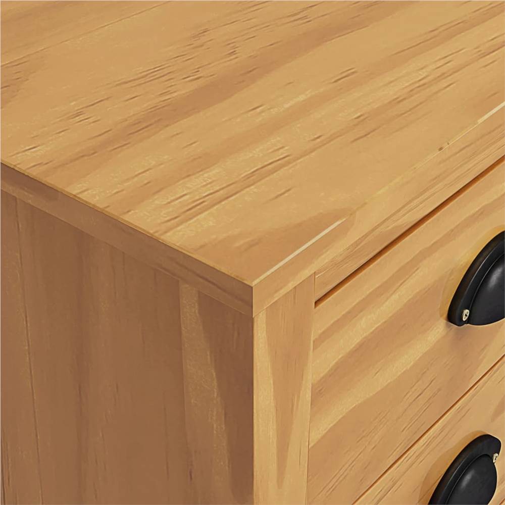 Bedside Cabinets "Hill Range" 2pcs 46x35x49.5cm Solid Pine Wood