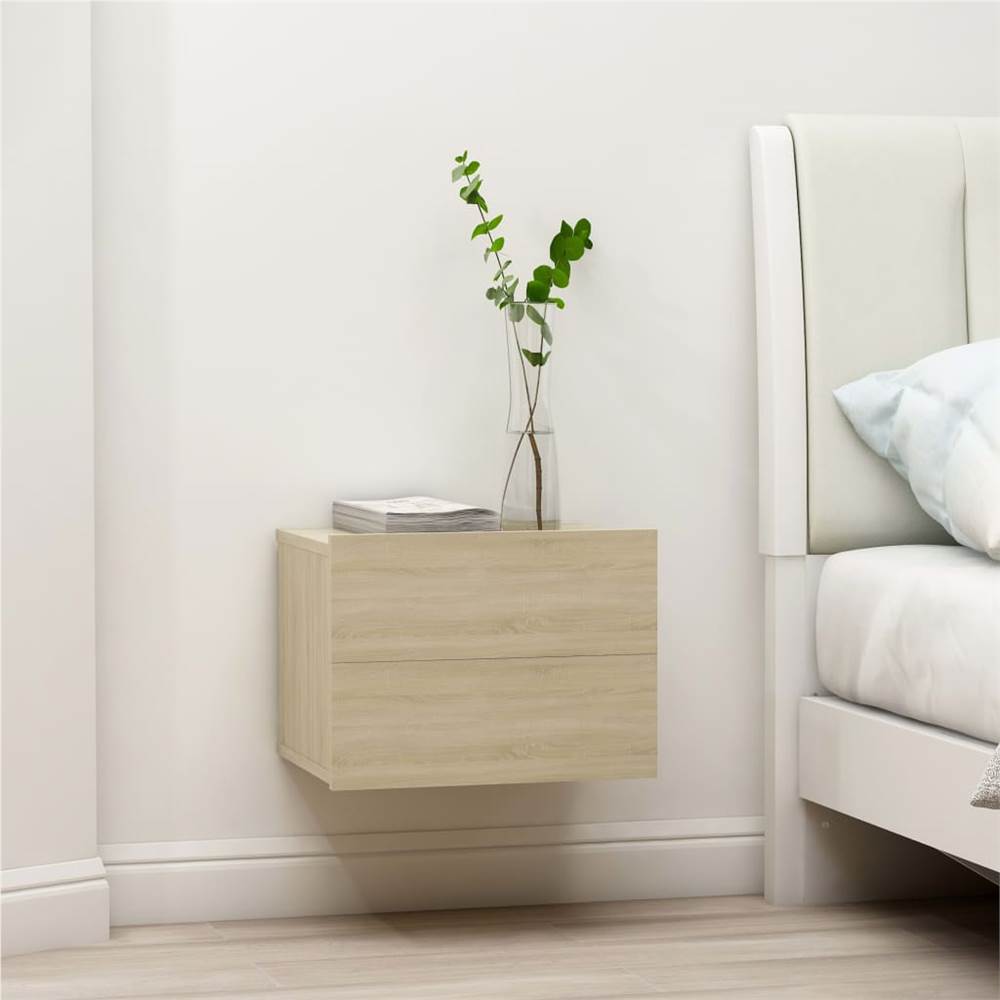 

Bedside Cabinets 2 pcs Sonoma Oak 40x30x30 cm Chipboard