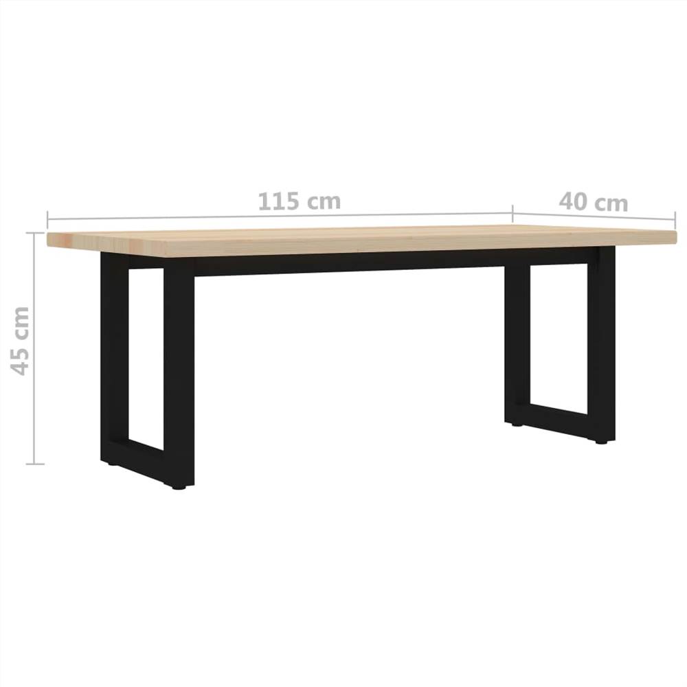 Bench 115x40x45 cm Pinewood