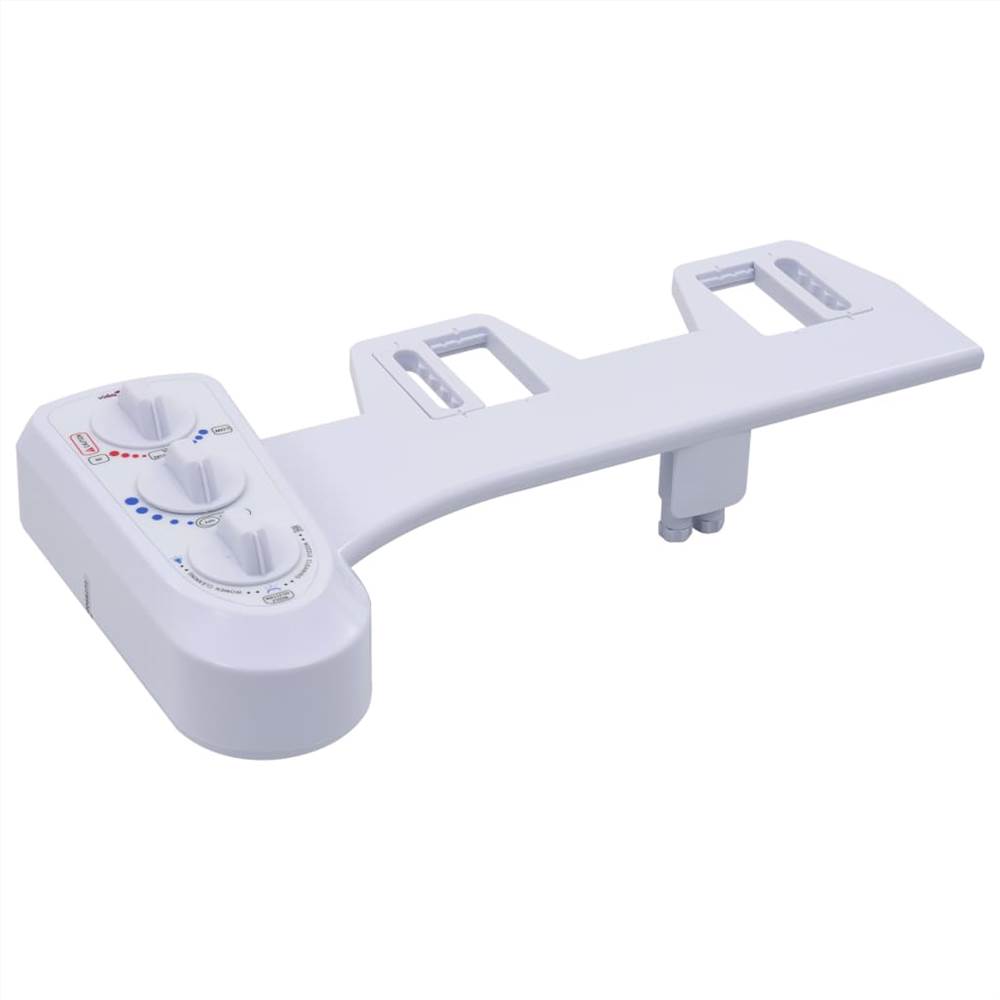 Bidet Toilet Seat Attachment Hot Cold Water Dual Nozzles