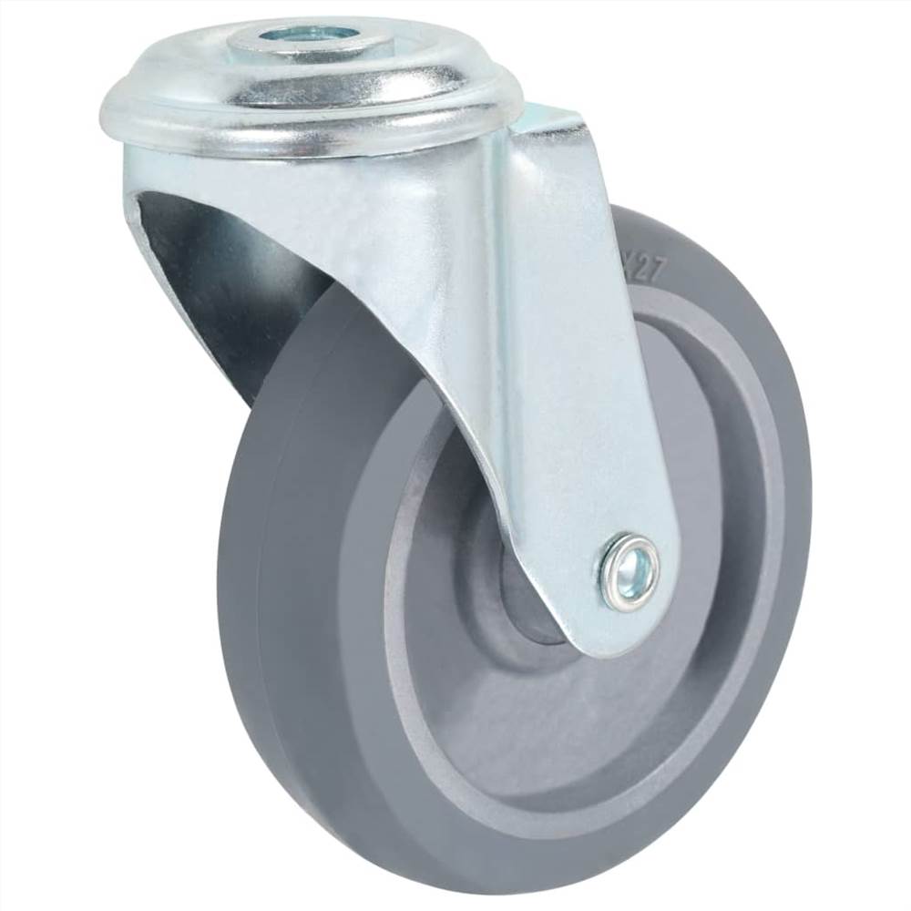 Bolt Hole Swivel Casters 4 pcs 100 mm