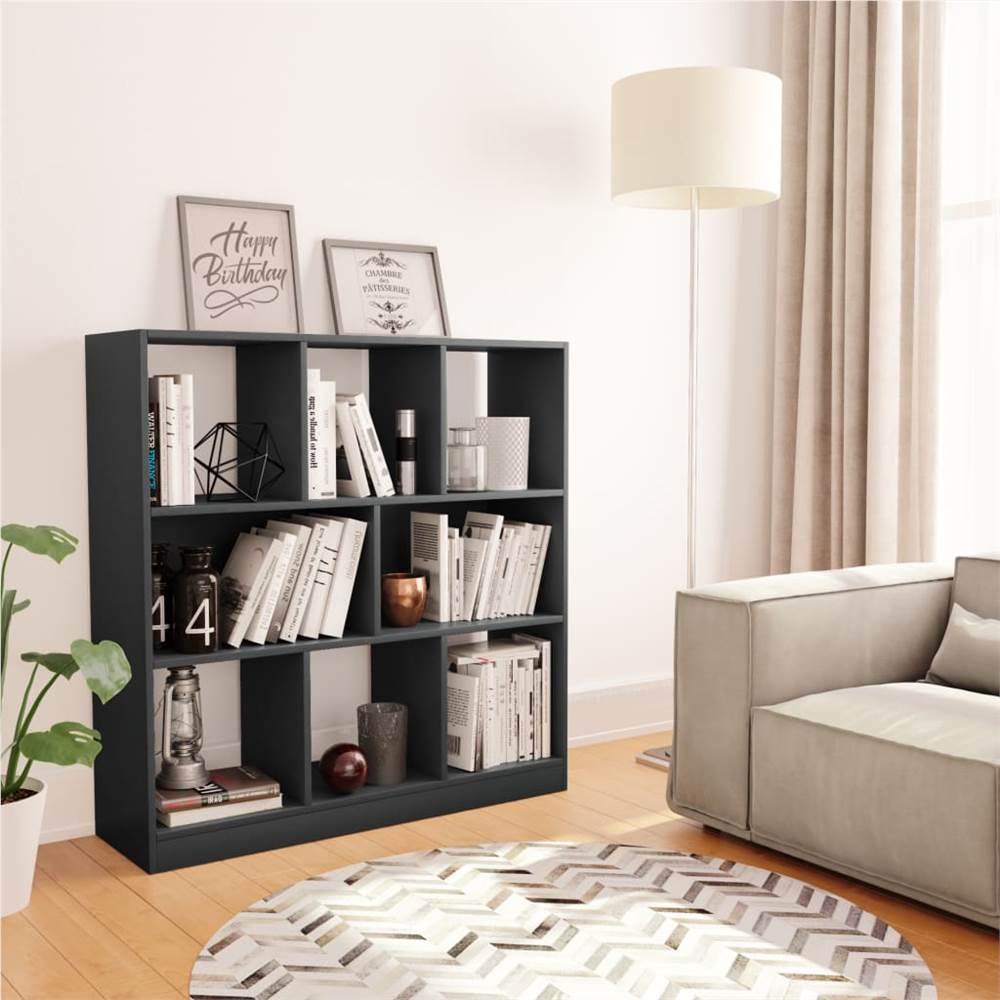 

Book Cabinet Grey 97.5x29.5x100 cm Chipboard