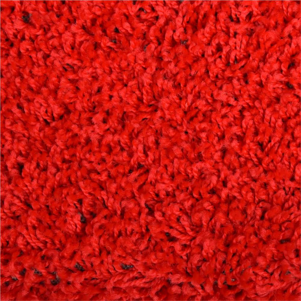Carpet Stair Treads 15 pcs 65x25 cm Red