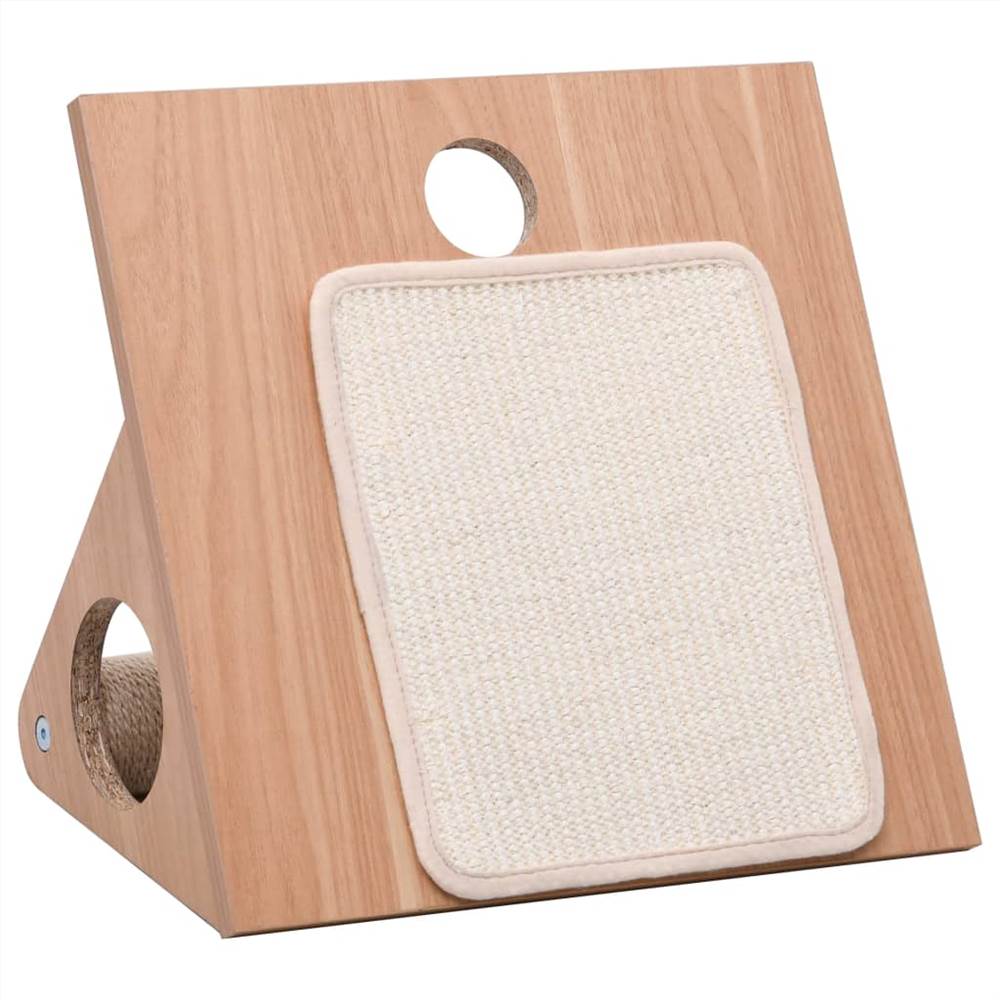 Cat Scratcher Triangle with Sisal Scratching Mats 40 cm