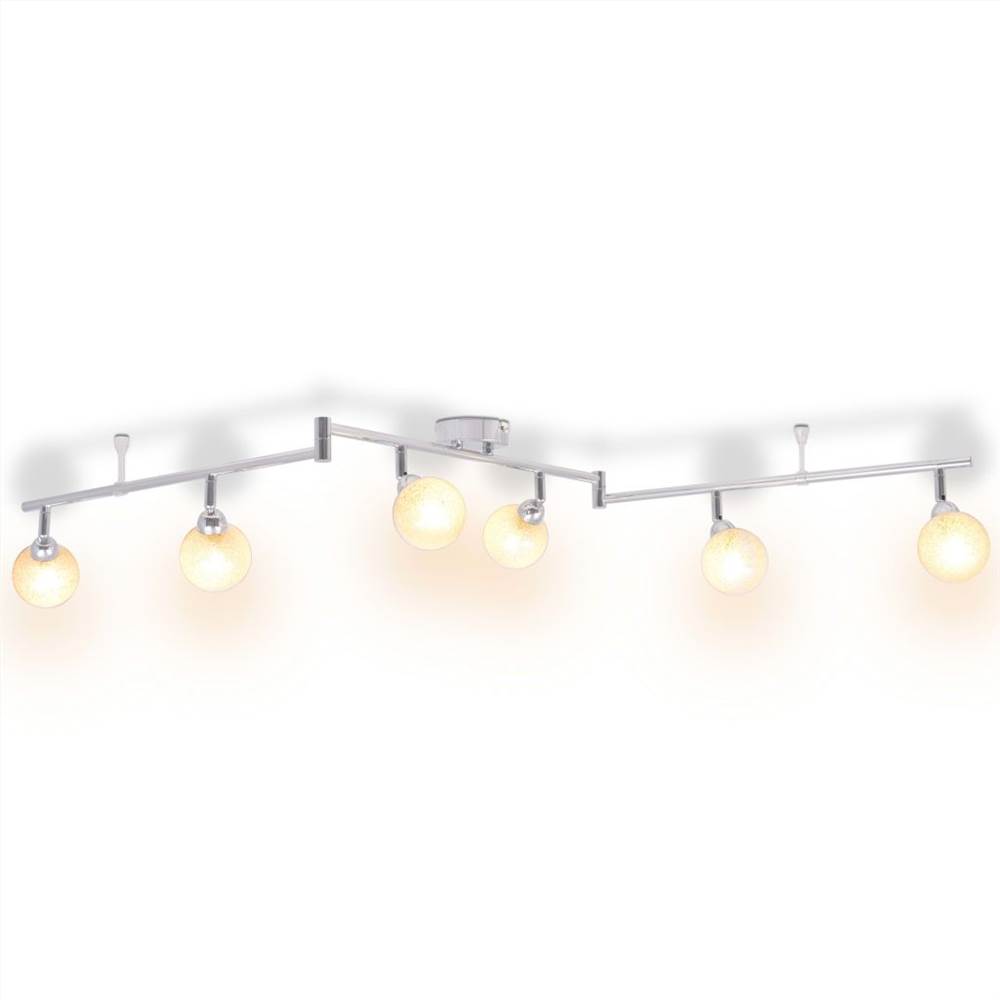 

Ceiling Lamp with 6 Shades G9 Chrome