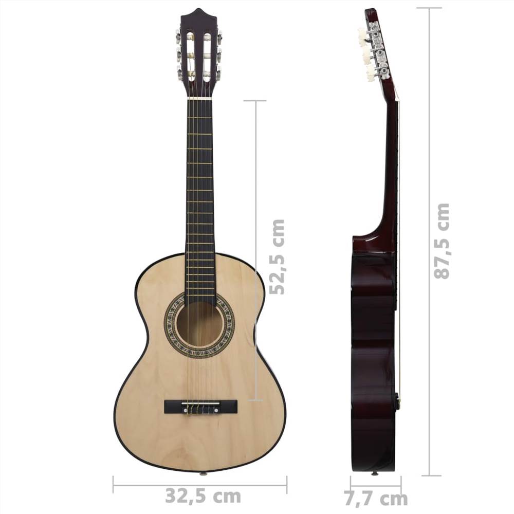 Classical Acoustic Guitar for Beginner and Kid 1/2 34 Basswood
