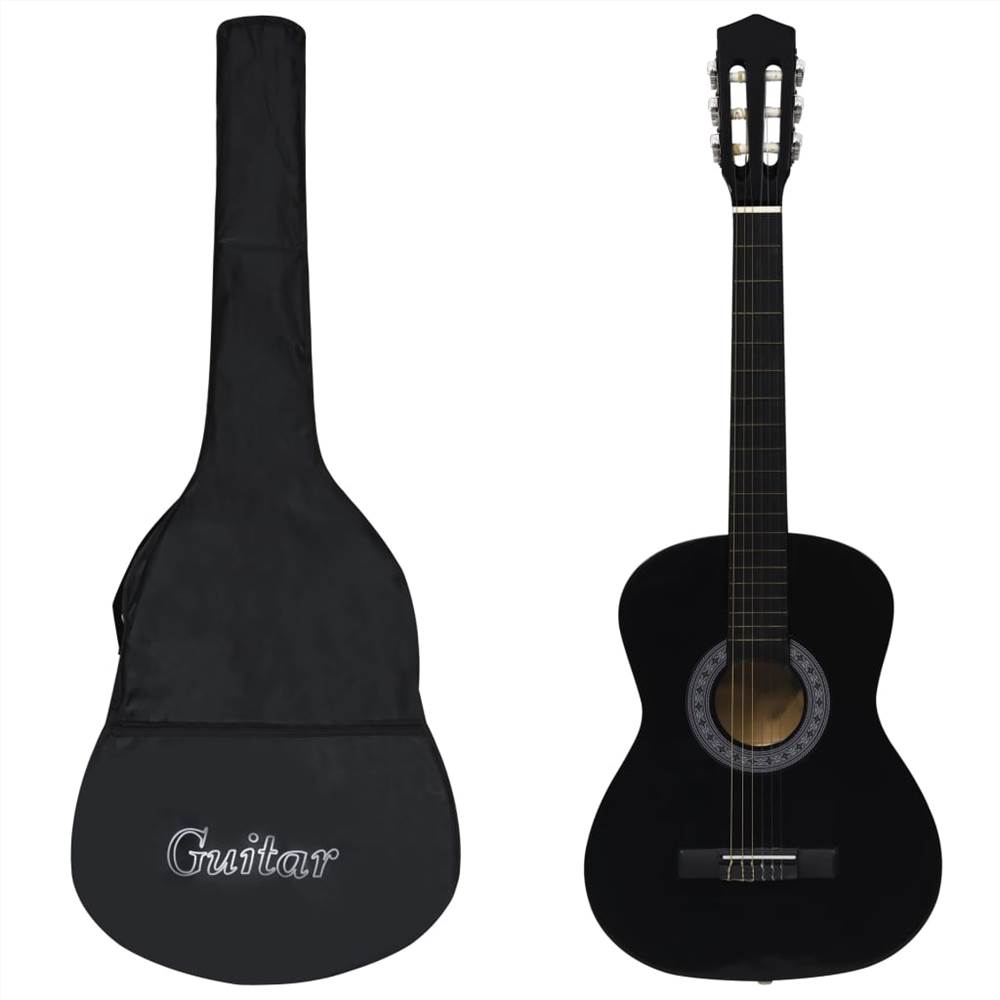 Classical Guitar for Beginner with Bag Black 3/4 36