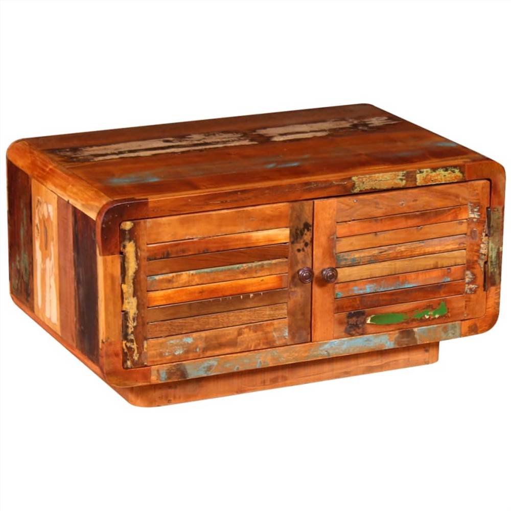 

Coffee Table Solid Reclaimed Wood 80x50x40 cm