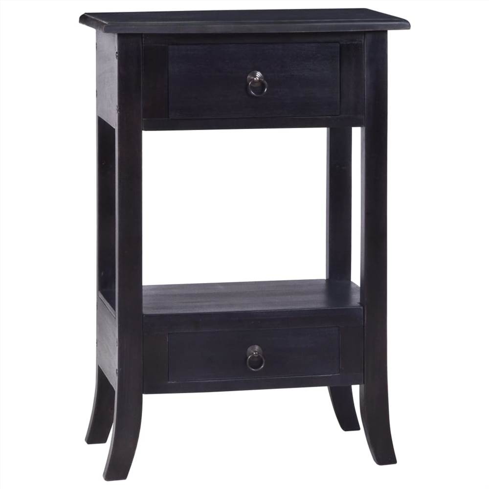 

Console Table Light Black Coffee 50x30x75 cm Solid Mahogany Wood