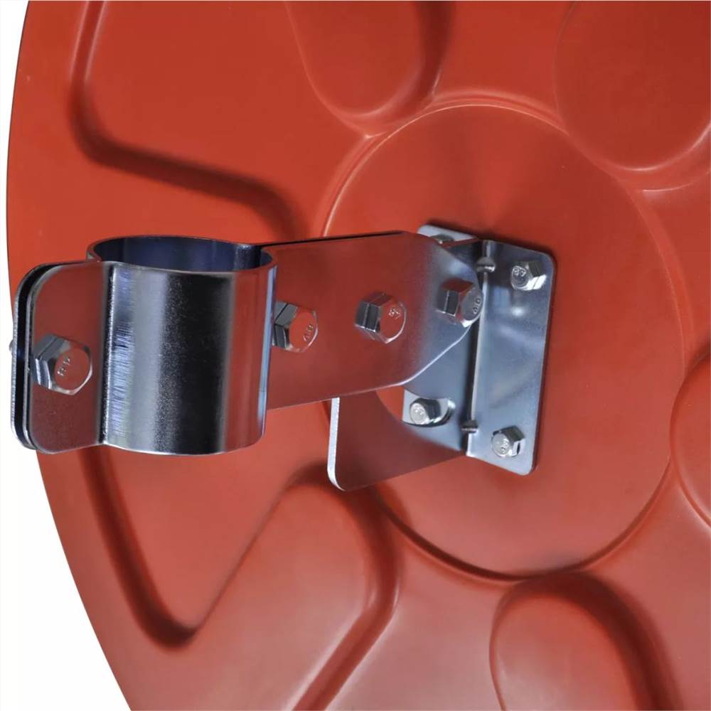 Convex Traffic Mirror PC Plastic Orange 60 cm Outdoor