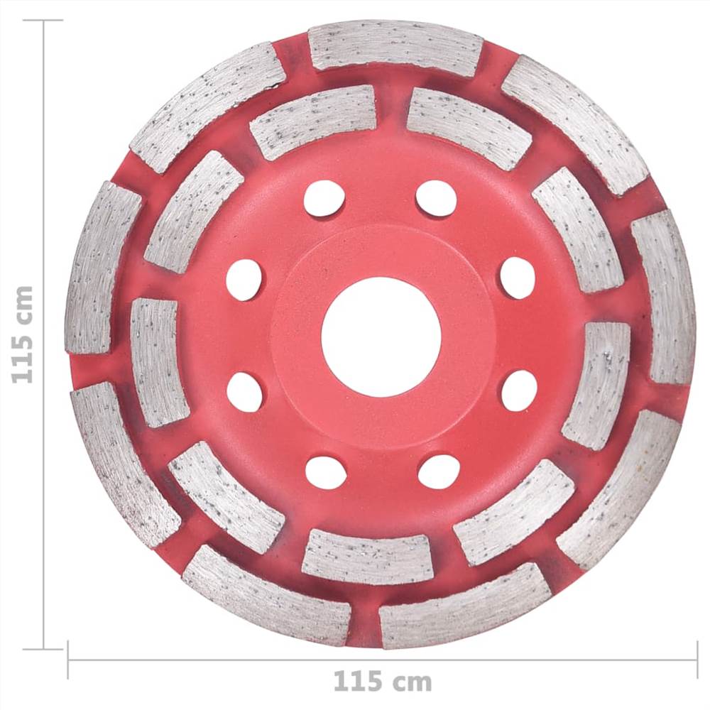 Diamond Grinding Cup Wheel with Double Row 115mm