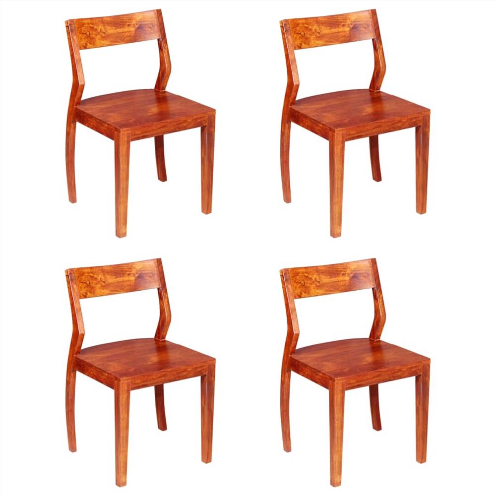 

Dining Chairs 4 pcs Solid Acacia Wood Sheesham