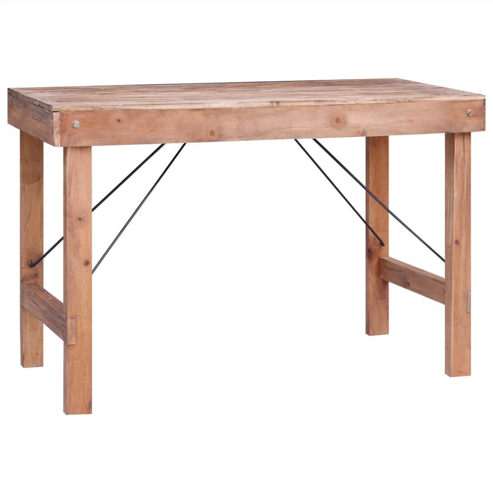 

Dining Table 120x60x80 cm Solid Reclaimed Wood