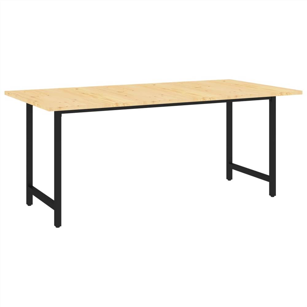 

Dining Table 180x90x74,5 cm Solid Pinewood