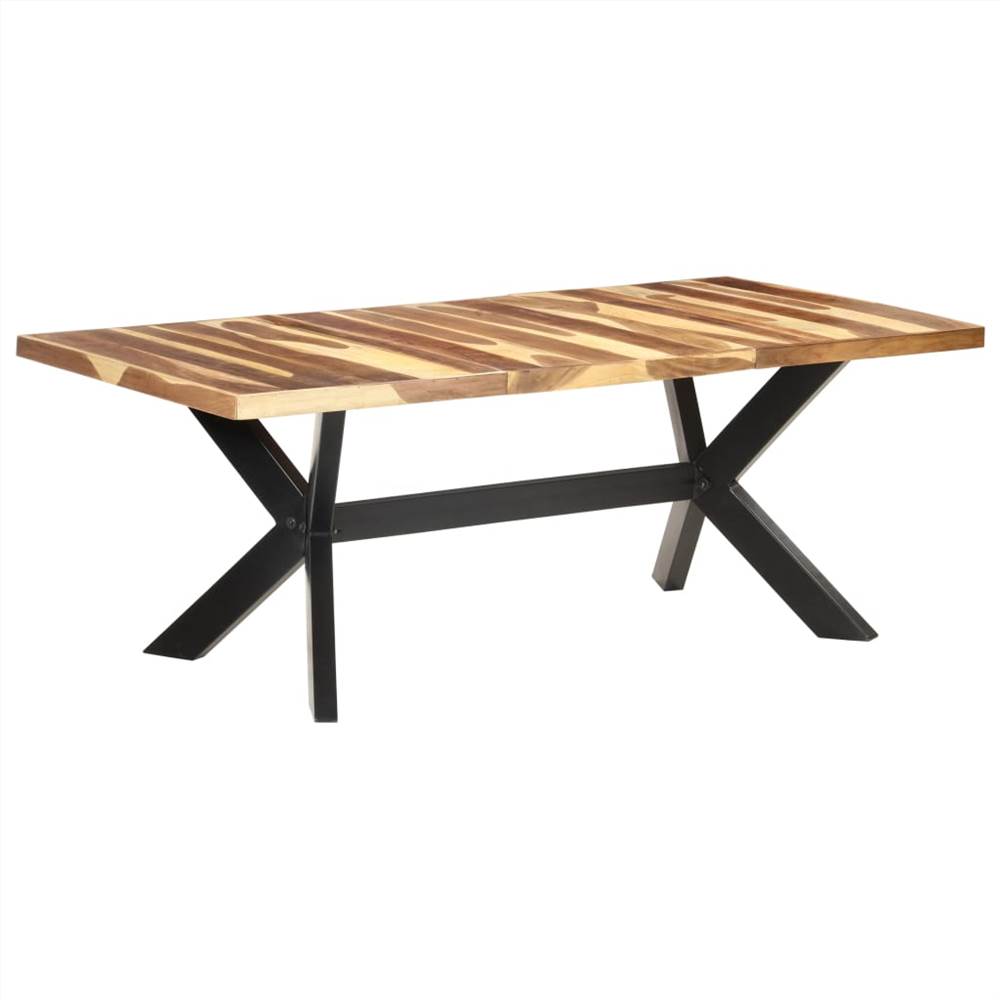 

Dining Table 200x100x75 cm Solid Wood with Sheesham Finish