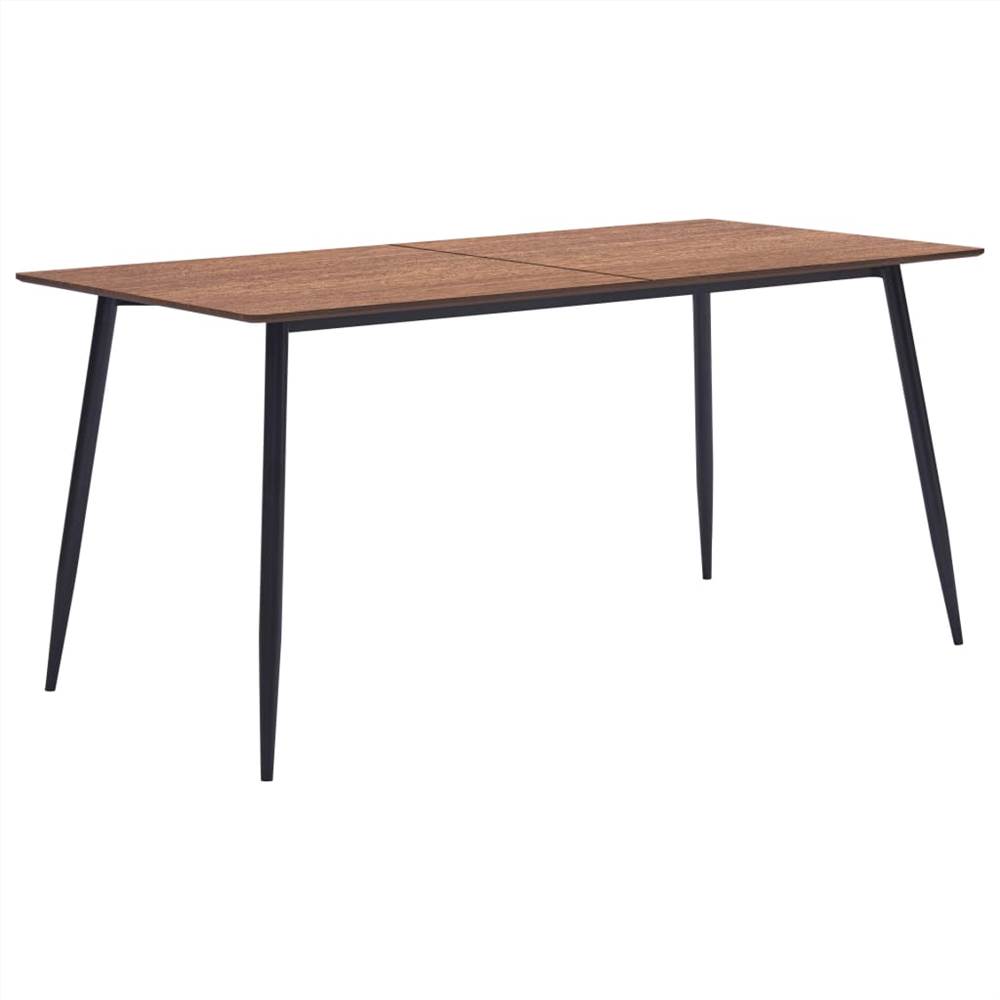 

Dining Table Brown 160x80x75 cm MDF