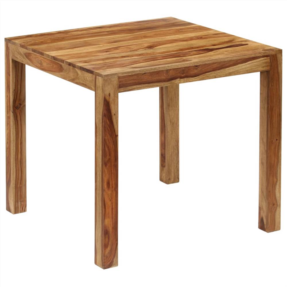 Dining Table Solid Sheesham Wood 82x80x76 cm